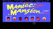 Maniac Mansion title screen
