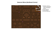 Map of the Dwarven Mines (Northeast Corner) Map of the Dwarven Mines (Northeast Corner)