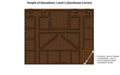 Map of the Temple of Dumathoin, Level 1 (Southeast Corner) Map of the Temple of Dumathoin, Level 1 (Southeast Corner)