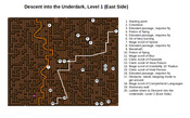Map of Descent into the Underdark Level 1 (East Side) Map of Descent into the Underdark Level 1 (East Side)