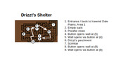 Map of Drizzt's Shelter