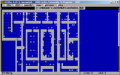 The final level of Menzoberranzan viewed in the DOS edit program